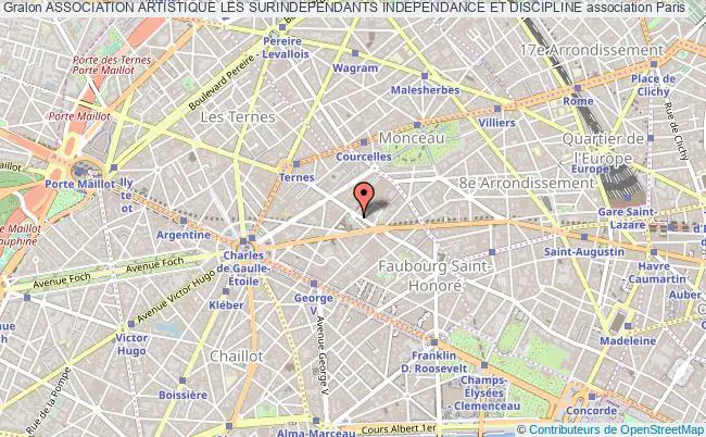 plan association Association Artistique Les Surindependants Independance Et Discipline Paris