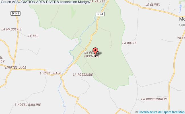 plan association Association Arts Divers Marigny-Le-Lozon