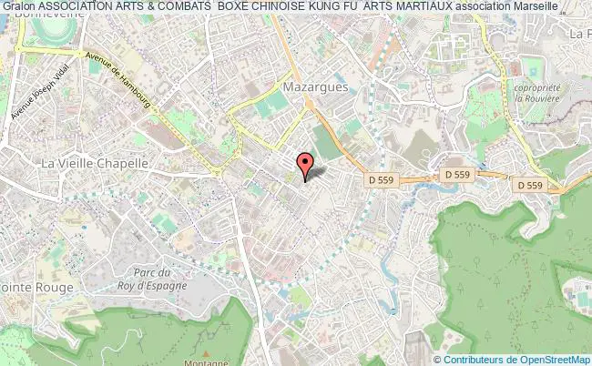 plan association Association Arts & Combats  Boxe Chinoise Kung Fu  Arts Martiaux Marseille