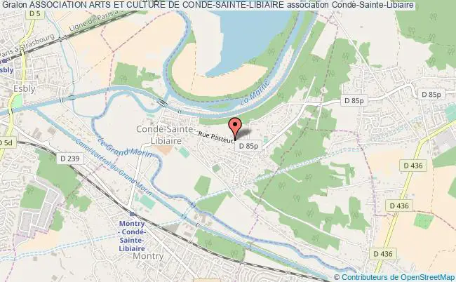 plan association Association Arts Et Culture De Conde-sainte-libiaire Condé-Sainte-Libiaire