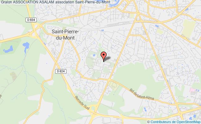 plan association Association Asalam Saint-Pierre-du-Mont