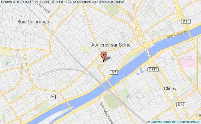 plan association Association AsniÈres Ophta Asnières-sur-Seine