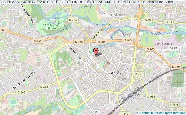 plan association Association Assistant De Gestion Du Lycee Baudimont Saint Charles Arras cedex