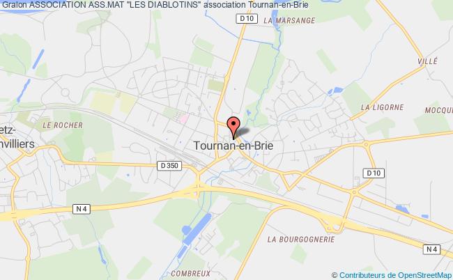 plan association Association Ass.mat "les Diablotins" Tournan-en-Brie