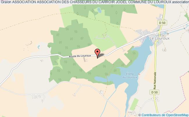 plan association Association Association Des Chasseurs Du Carroir Jodel Commune Du Louroux Le    Louroux