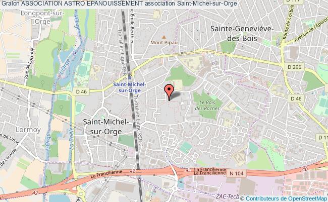 plan association Association Astro Epanouissement Saint-Michel-sur-Orge