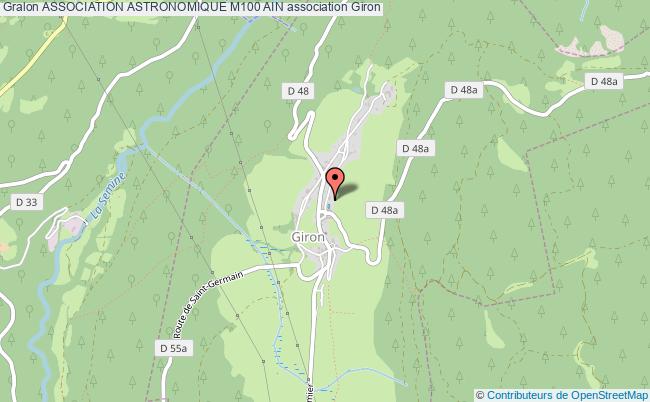 plan association Association Astronomique M100 Ain 