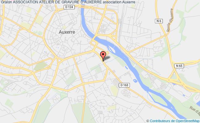 plan association Association Atelier De Gravure D'auxerre Auxerre