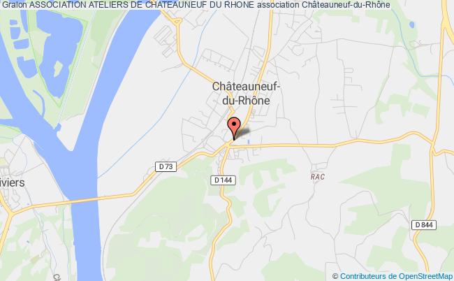 plan association Association Ateliers De Chateauneuf Du Rhone Châteauneuf-du-Rhône