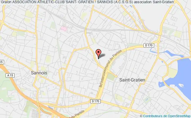 plan association Association Athletic-club Saint- Gratien / Sannois (a.c.s.g.s) Saint-Gratien
