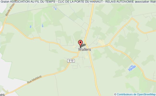 plan association Association Au Fil Du Temps - Clic De La Porte Du Hainaut - Relais Autonomie Wallers
