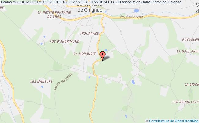 plan association Association Auberoche Isle Manoire Handball Club Saint-Pierre-de-Chignac