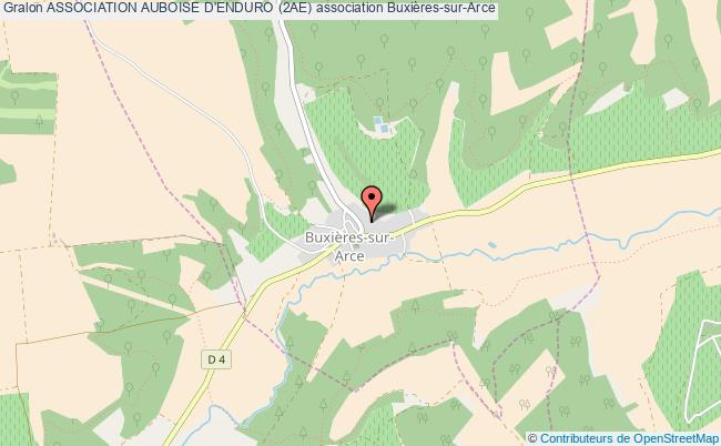 plan association Association Auboise D'enduro (2ae) Buxières-sur-Arce