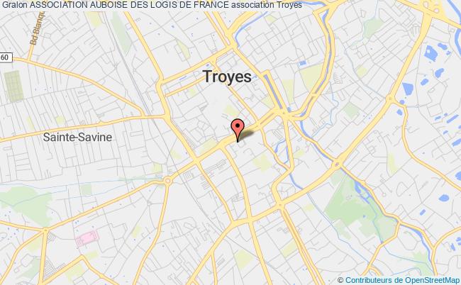 plan association Association Auboise Des Logis De France Troyes