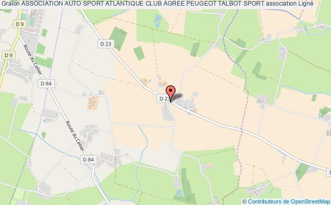 plan association Association Auto Sport Atlantique Club Agree Peugeot Talbot Sport Ligné