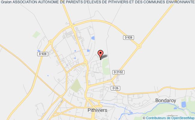 plan association Association Autonome De Parents D'eleves De Pithiviers Et Des Communes Environnantes Pithiviers