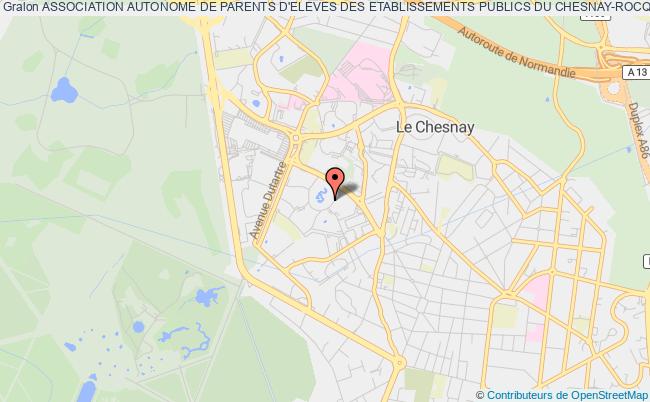 plan association Association Autonome De Parents D'eleves Des Etablissements Publics Du Chesnay-rocquencourt Chesnay