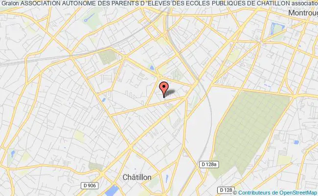 plan association Association Autonome Des Parents D 'eleves Des Ecoles Publiques De Chatillon Châtillon
