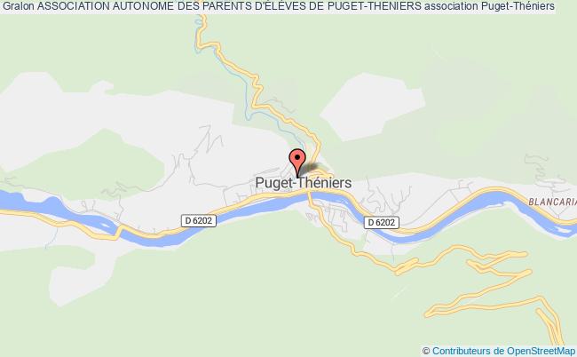 plan association Association Autonome Des Parents D'ÉlÈves De Puget-theniers Puget-Théniers