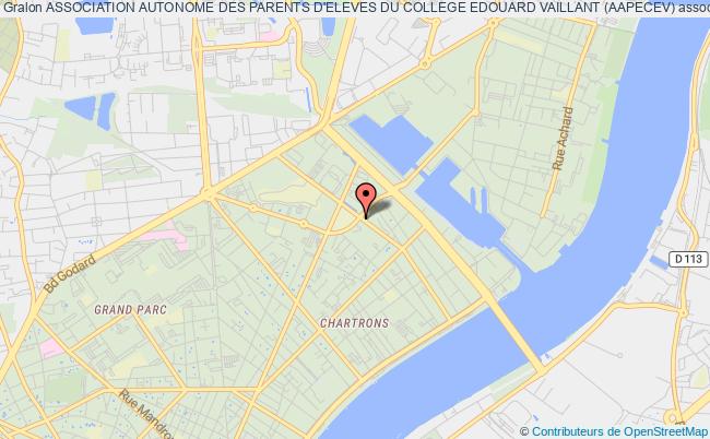 plan association Association Autonome Des Parents D'eleves Du College Edouard Vaillant (aapecev) Bordeaux