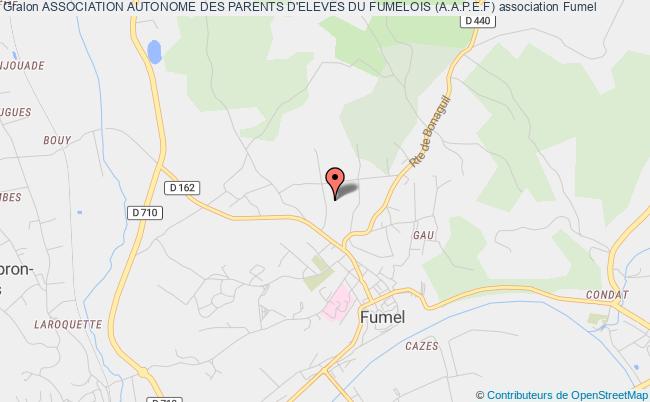 plan association Association Autonome Des Parents D'eleves Du Fumelois (a.a.p.e.f) Fumel