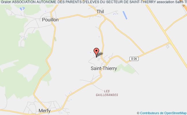 plan association Association Autonome Des Parents D'eleves Du Secteur De Saint-thierry Saint-Thierry