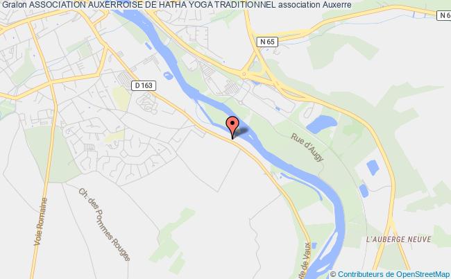 plan association Association Auxerroise De Hatha Yoga Traditionnel Auxerre