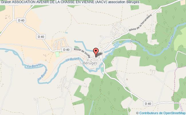 plan association Association Avenir De La Chasse En Vienne (aacv) Béruges