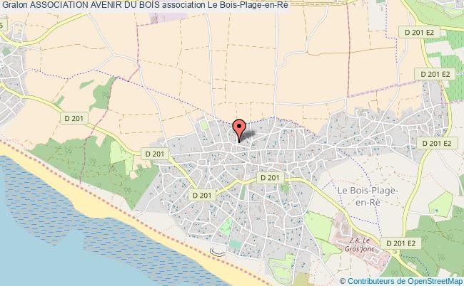 plan association Association Avenir Du Bois Le Bois-Plage-en-Ré