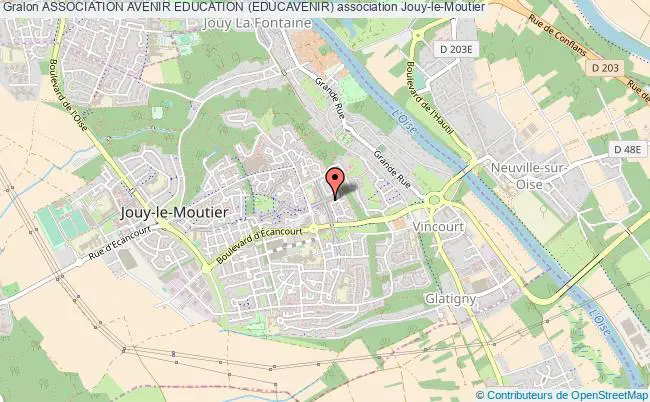 plan association Association Avenir Education (educavenir) Jouy-le-Moutier