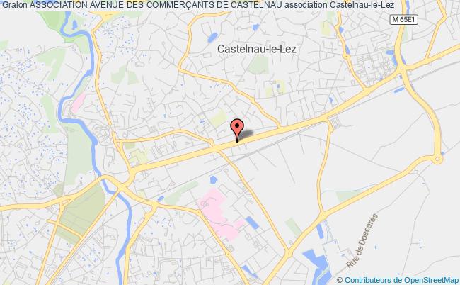 plan association Association Avenue Des CommerÇants De Castelnau Castelnau-le-Lez
