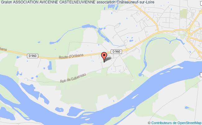 plan association Association Avicenne Castelneuvienne Châteauneuf-sur-Loire