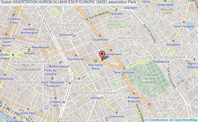 plan association Association Aviron Alumni Escp Europe (3a2e) Paris
