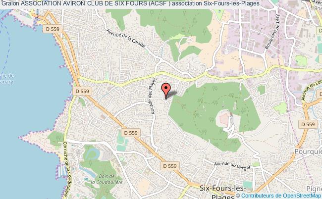 plan association Association Aviron Club De Six Fours (acsf ) Six-Fours-les-Plages