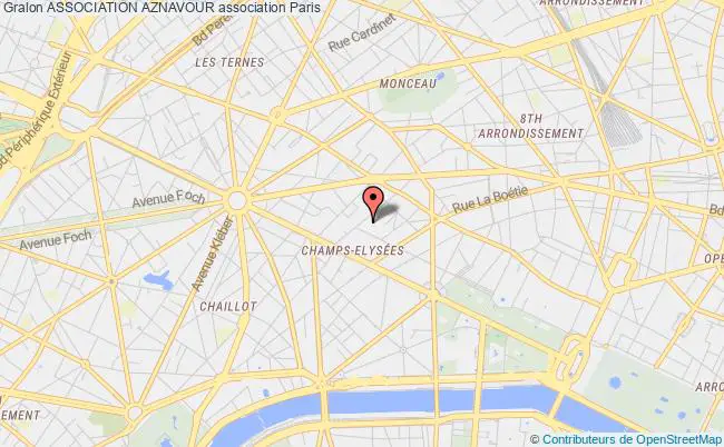 plan association Association Aznavour Paris