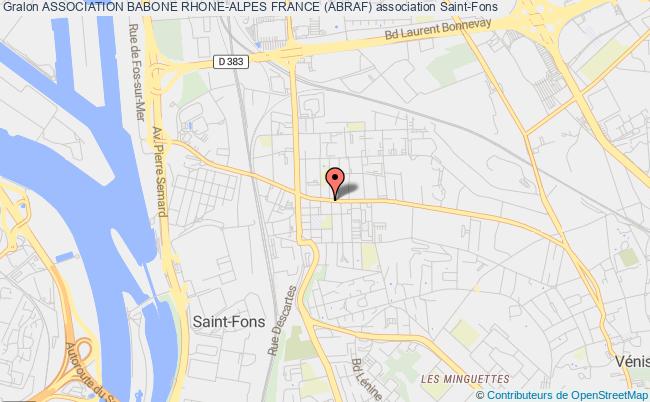 plan association Association Babone Rhone-alpes France (abraf) Saint-Fons