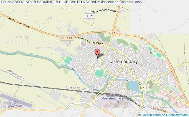 plan association Association Badminton Club Castelnaudary Castelnaudary