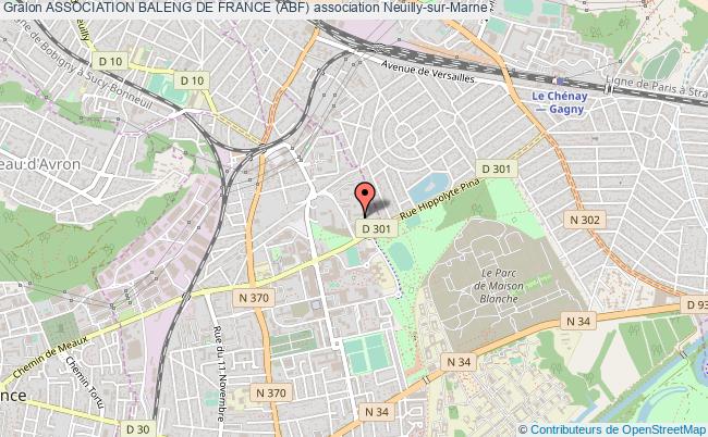 plan association Association Baleng De France (abf) Neuilly-sur-Marne