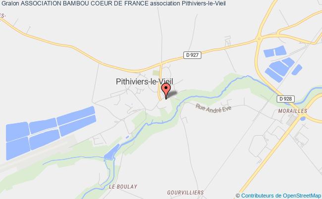 plan association Association Bambou Coeur De France Pithiviers-le-Vieil