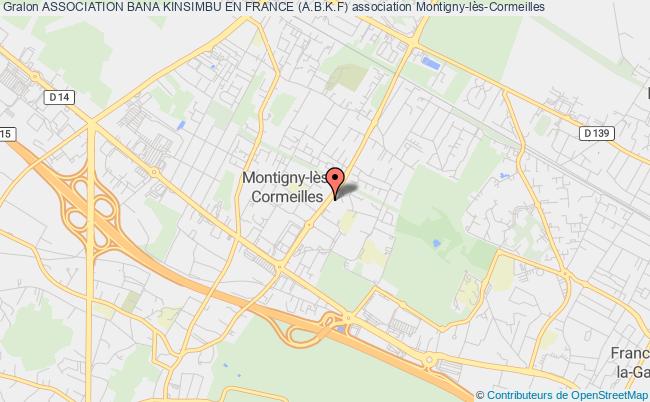 plan association Association Bana Kinsimbu En France (a.b.k.f) Montigny-lès-Cormeilles