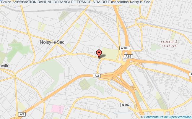 plan association Association Banunu Bobangi De France A.ba.bo.f Noisy-le-Sec