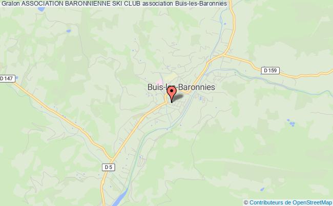 plan association Association Baronnienne Ski Club Buis-les-Baronnies