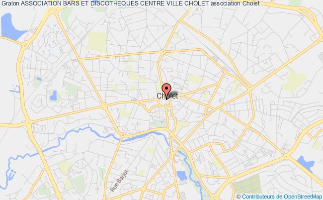 plan association Association Bars Et Discotheques Centre Ville Cholet Cholet