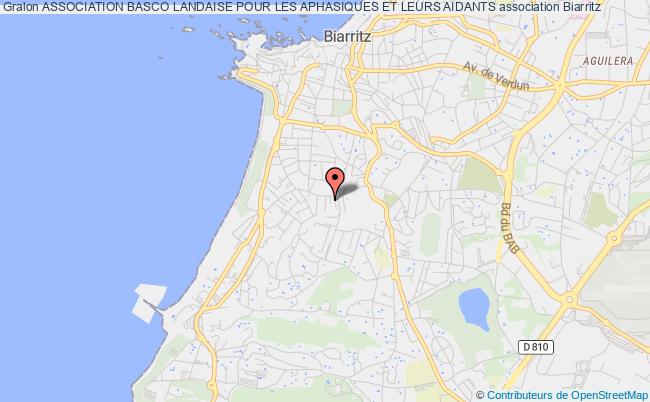 plan association Association Basco Landaise Pour Les Aphasiques Et Leurs Aidants Biarritz