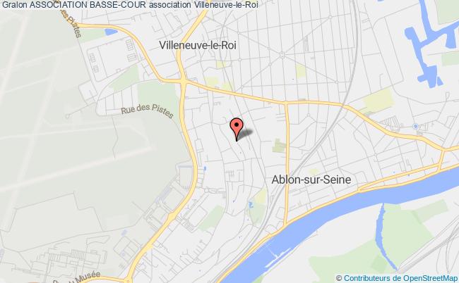 plan association Association Basse-cour Villeneuve-le-Roi