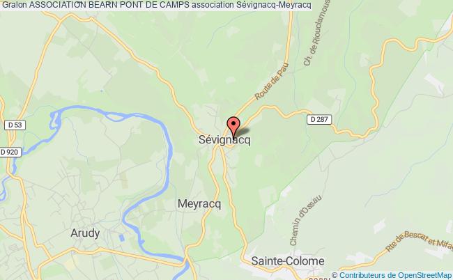 plan association Association Bearn Pont De Camps Sévignacq-Meyracq
