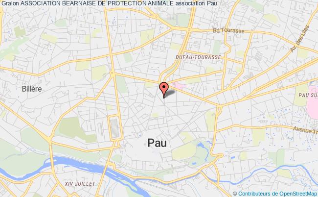 plan association Association Bearnaise De Protection Animale Pau