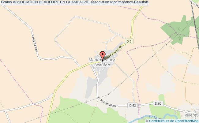 plan association Association Beaufort En Champagne Montmorency-Beaufort