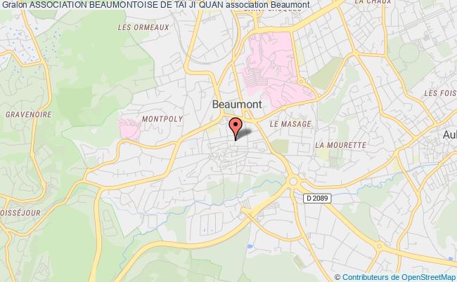 plan association Association Beaumontoise De Tai Ji Quan Beaumont