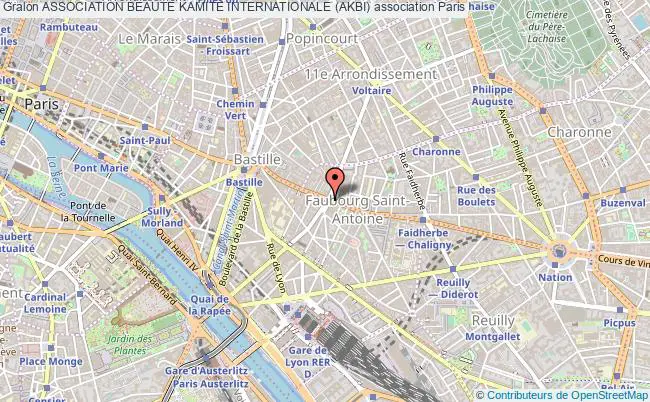 plan association Association Beaute Kamite Internationale (akbi) Paris